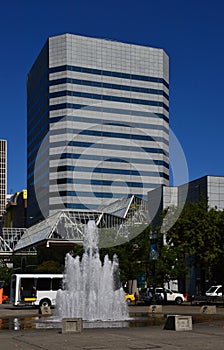 Fountain in Downtown Portland, Oregon