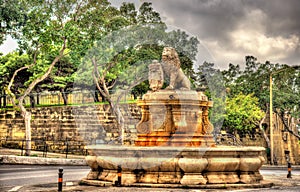 Fountain in Floriana town