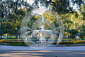 Fountain in Forsyth Park, Savannah