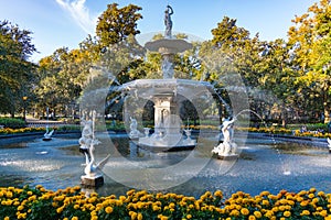 Fountain in Forsyth Park, Savannah