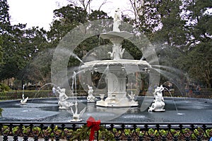 Fountain in Forsyth Park, Savannah, Georgia