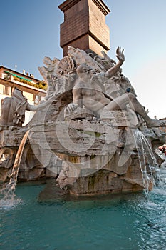 Fountain of the Four Rivers, fragment