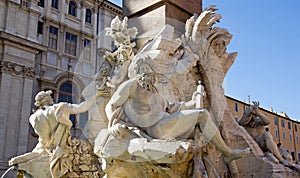 Fountain of four Rivers by Le Bernin