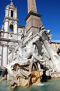 Fountain of the four rivers - Rome