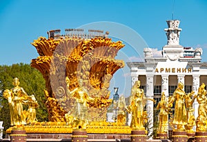 Fountain Friendship of the People on VDNH, Moscow