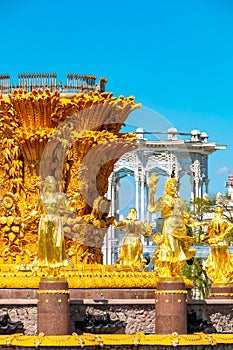 Fountain Friendship of the People on VDNH, Moscow