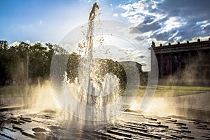 Fountain in front of the Berlin Cathedral, Germany