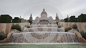 fountain in front of Catalonian National Museum