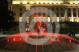 Fountain in front of the presidency part of it photos between Dondukov 1 and Dundukov 2 ministerial council