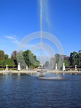 Fountain in Garden of the Tuileries - Paris