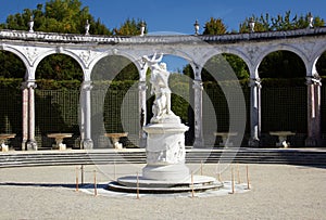 Fountain garden in the Versailles