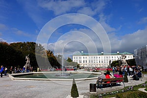 Fountain Gardens, Mirabell Palace, Salzburg, Austria