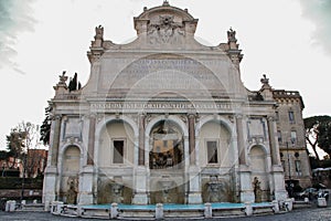 Fountain on Gianicolo known as fontanone