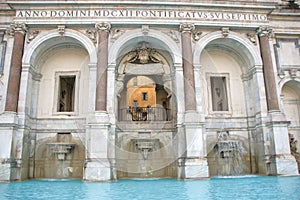 Fountain on Gianicolo known as fontanone