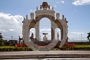 The Fountain of the Giant in Naples