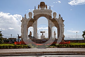 The Fountain of the Giant in Naples photo