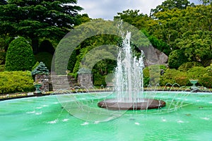 Fountain of Gora Park in Hakone, Kanagawa, Japan