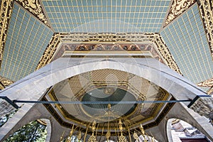 Fountain of Haghia Sophia Museum in Fatih, Istanbul, Turkey