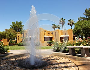 A Fountain at a Health Resort