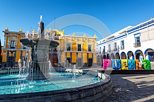 Fountain in Historic Puebla