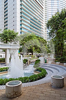 Fountain at the Hong Kong Park