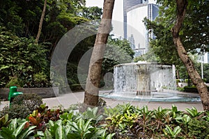 Fountain at the Hong Kong Park