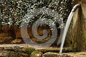 Fountain in the Hortet del Pobre in Alcoi photo