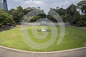 Fountain of the Independence Palace in Ho Chi Minh City, Vietnam