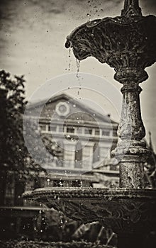 Fountain in Jackson Square Park, New Orleans