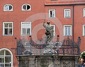 Fountain of Justice - Justitiabrunnen in Regensburg
