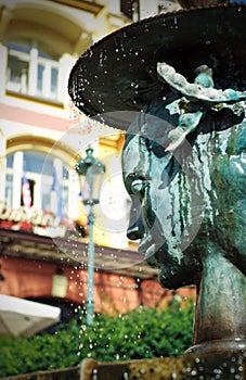 Fountain in Karlovy Vary