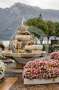 Fountain in Limone photo