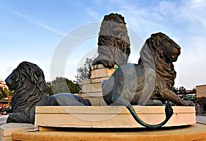 Fountain of lions photo