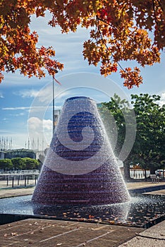 Fountain in Lisbon photo