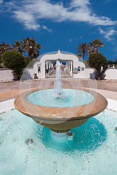 Fountain at luxury Summer resort, Kallithea, Rhodes island