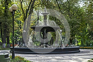 Fountain Mariinsky Park Kiev Ukraine