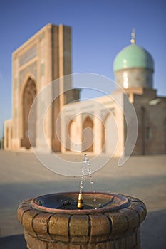 Fountain and mosque