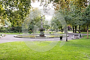 Fountain in the municipal park of Calais,