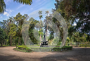 Fountain of the Muses at Jardim Botanico Botanical Garden - Rio de Janeiro, Brazil