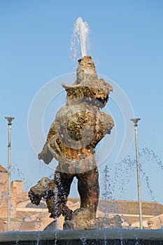 The Fountain of the Naiads on Piazza della Repubblica