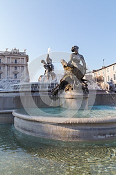 The Fountain of the Naiads on Piazza della Repubblica
