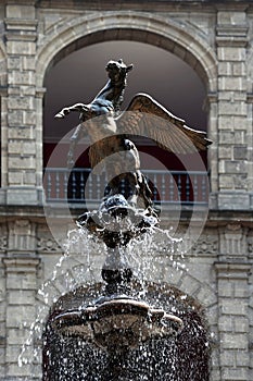 Fountain at National Palace Mexico City