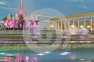 Fountain in National Park of Kazakhstan, Almaty