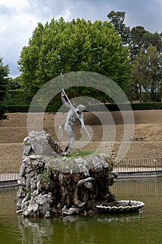 Fountain Neptune, Boboli Gardensi, Florence, Italy