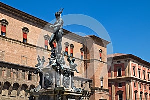 Fountain of Neptune. Bologna.