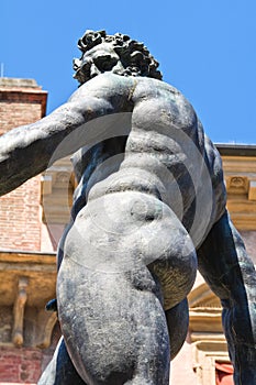 Fountain of Neptune. Bologna. Emilia-Romagna. Italy.