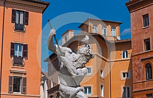 The Fountain of Neptune, Italy.
