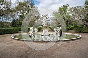 Fountain of Neptune at Palace of Queluz Gardens - Queluz, Portugal