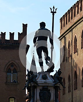 Fountain of Neptune on Piazza del Nettuno, Bologna