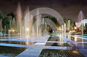 Fountain night